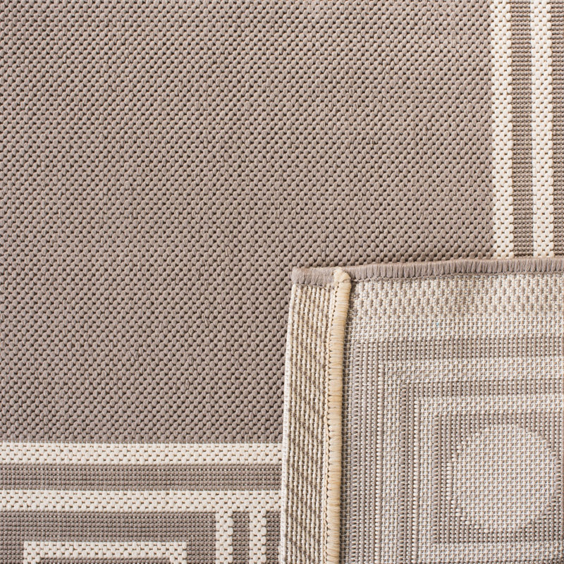 Herefordshire Performance Solid Color Indoor/Outdoor Area Rug, Rectangle 6'7" x 9'6"