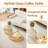 Double Clear Glass Oval Single Coffee Table-81125967
