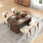 Ensemble de table de salle à manger extensible Modern Farmhouse-1425737463-1425737457-1425737459