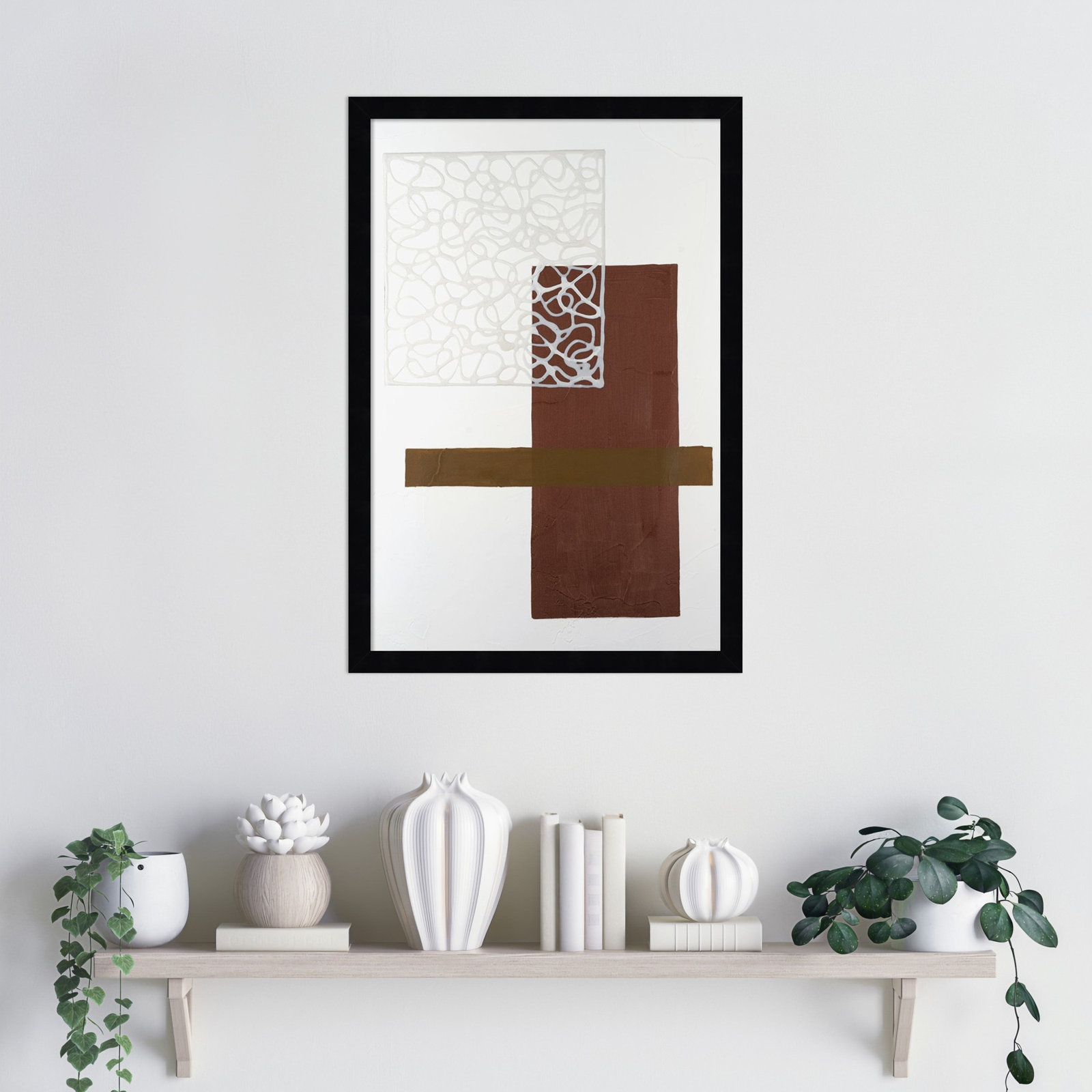 Nooks and Crannies No. 4 Print, 21" H x 15" W, Black
