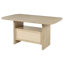 Table de salle à manger à hauteur de comptoir en chêne beige