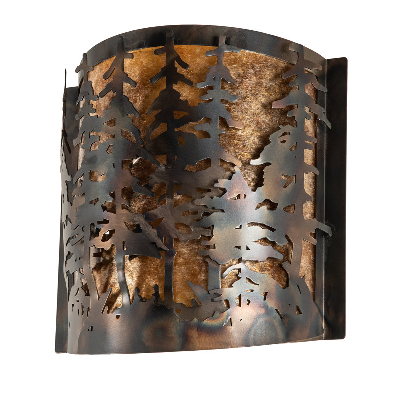 Applique murale 1 lumière Tall Pines, H 12 po x l 12 po x P 4,5 po