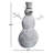 The Holiday Aisle® Modern Decorative Metal Snowman In Gray