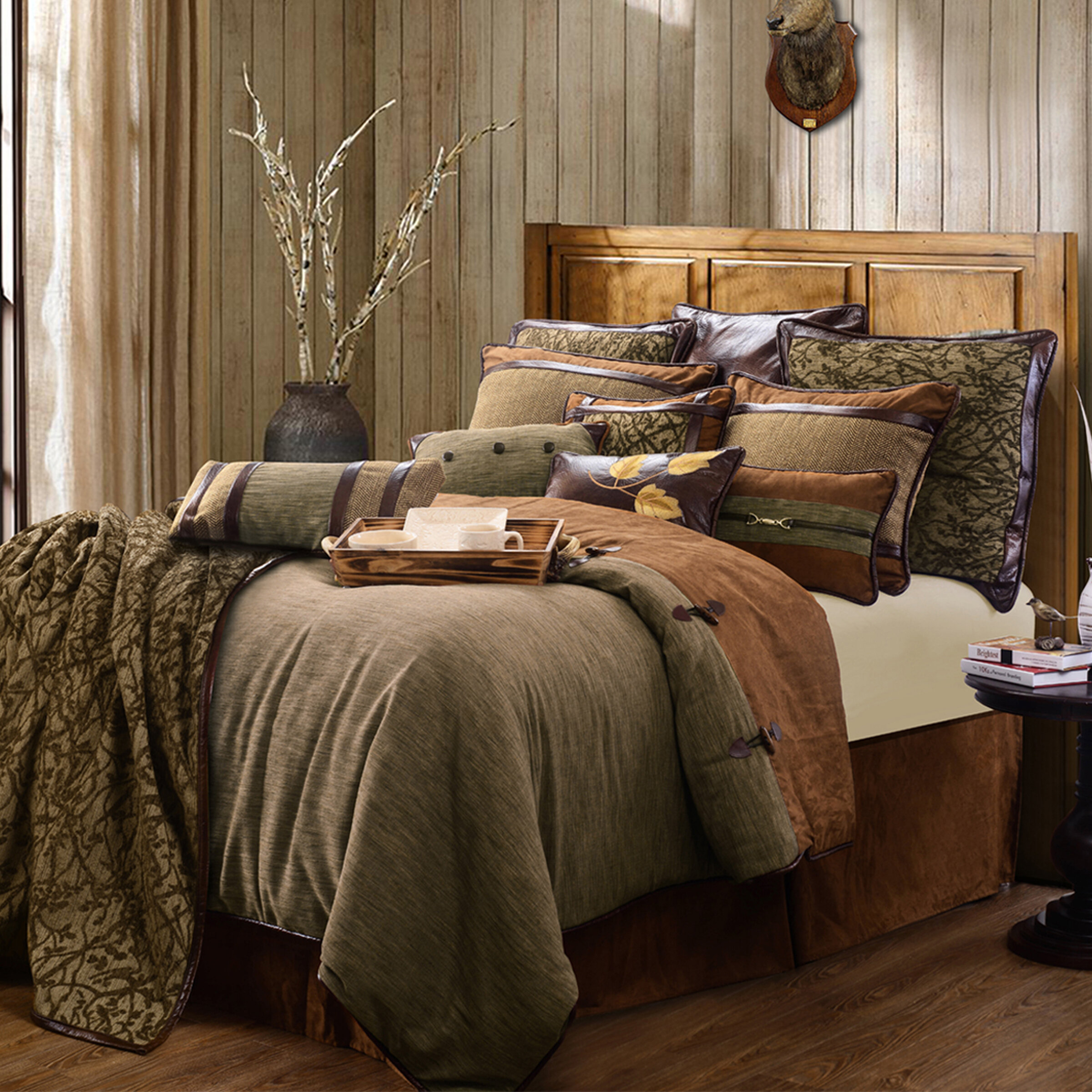 https://assets.wfcdn.com/im/65877066/compr-r85/1438/143855475/bryker-olivebrown-jacquard-rustic-cabin-lodge-comforter-set.jpg