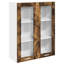 Vidaxl Hanging Cabinet With Storage Riga Artisan Oak 60 X 31 X 100 Cm-121217661-121217663