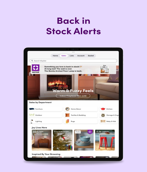 Back in Stock Alerts