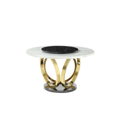 Icaro Round Marble Dining Table