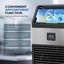 24" 440 Lb. 450W 115V Air Cooled Ice Machine Maker Under Counter