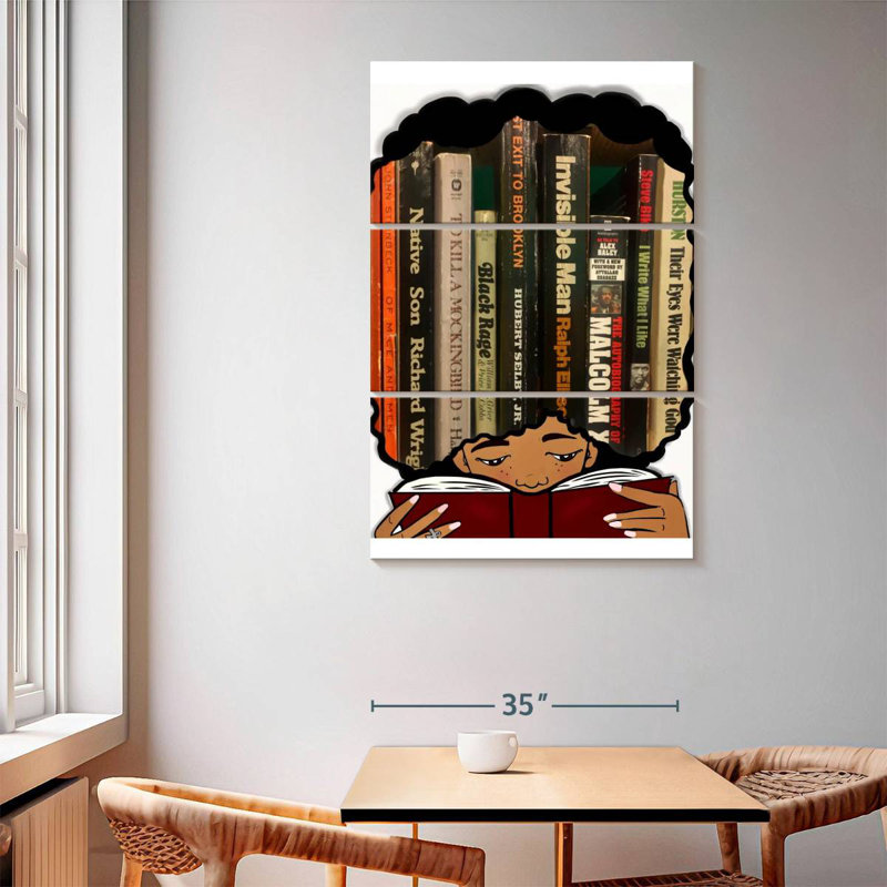 Kerner Read On, 65" H x 42" W