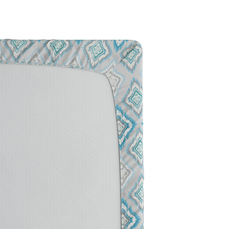 Microfiber Ikat Fitted Sheet, Full Fitted Sheet