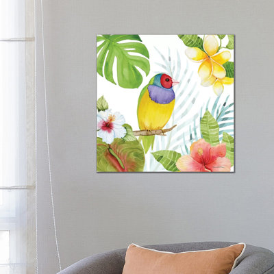 Treasures of the Tropics V by Kathleen Parr McKenna - 1 Piece Wrapped Canvas Wall Art