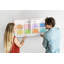 Magnetic Memo Board Whiteboard - 120 x 60 cm - With Marker and Magnets - Weekly planner