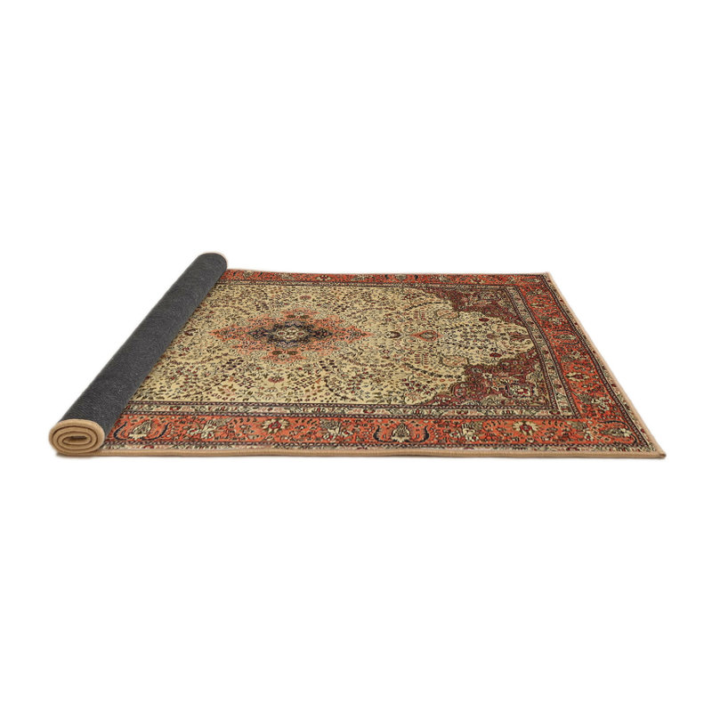 Tapis oriental beige, Rond 4 pi