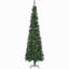 Arbre de Noël artificiel 7,5 pi avec aiguilles de pin minces avec branches réalistes, pommes de pin et base en métal