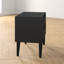 Baruyr 60.03cm W Solid Wood Bedside Table-870071715