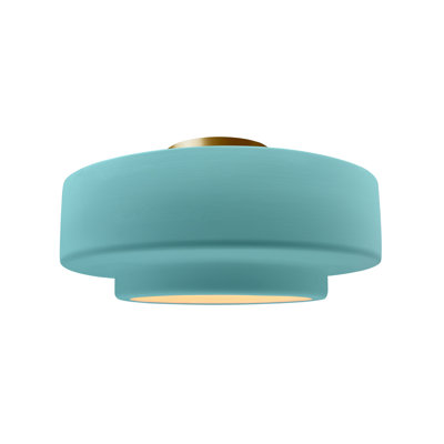 Dottie Ceramic LED Semi Flush Mount