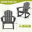HDPE Wooden Rocking Adirondack Chair-1451337156