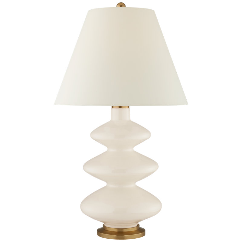 Christopher Spitzmiller Smith Medium Table Lamp, Ivory, 29.25" H x 16" W x 16" D