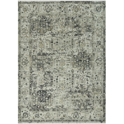 MORGAN Traditional Hand-Knotted Pearl Area Rug