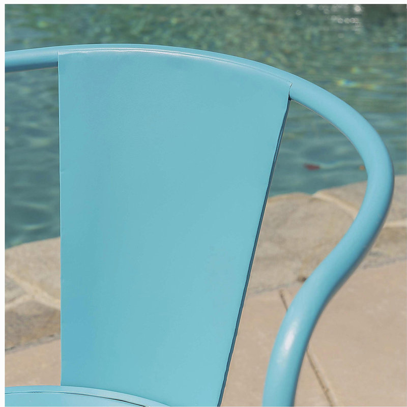 ENSEMBLE MÉTAL 3 PCS COLMAR, Bleu