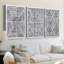 Vibrato I - Toile tendue avec châssis sur mesure - 3 pièces-2007906661
