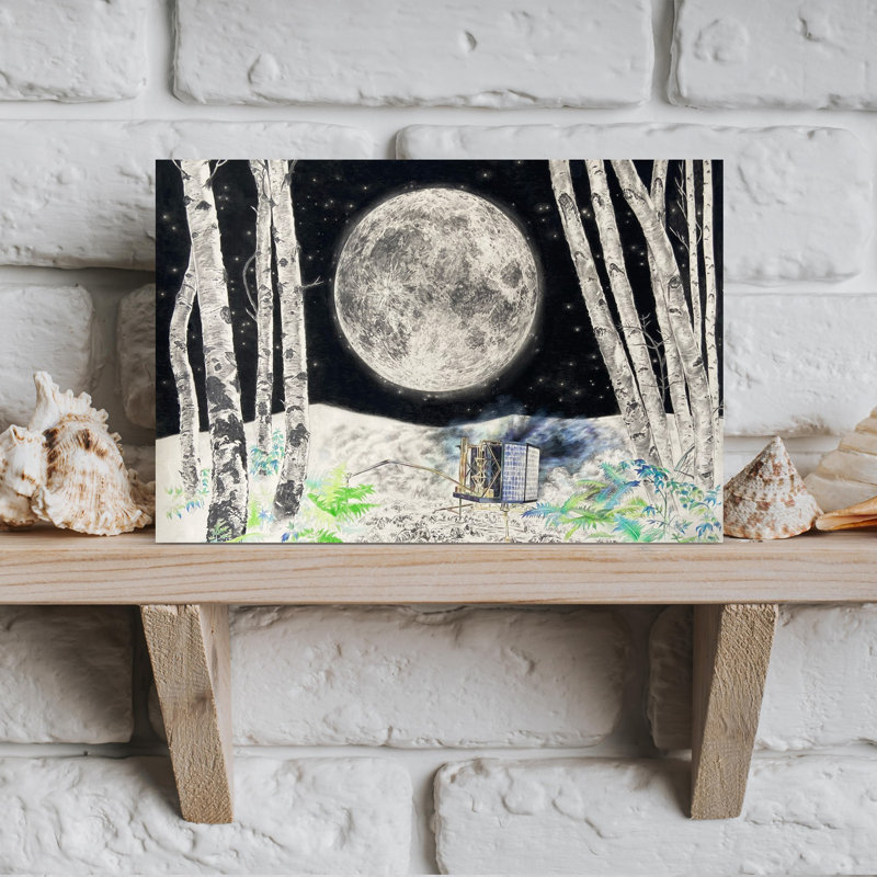 Art contemporain contemporain, paysage contemporain abstrait, H 8 po x l 12 po