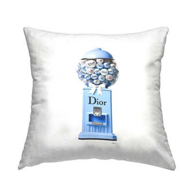 Stupell Industries Blue Glam Gumballs Decorative Printed Throw Pillow by Amanda Greenwood