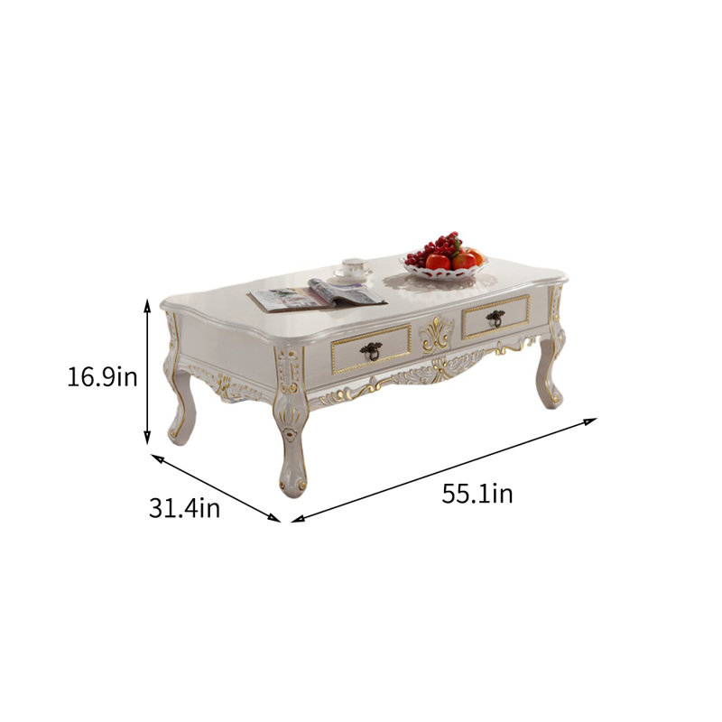 Table basse en bois massif