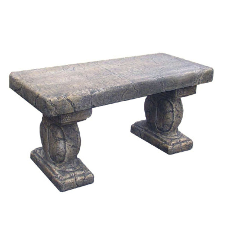 Santa Barbara Cast Stone Bench