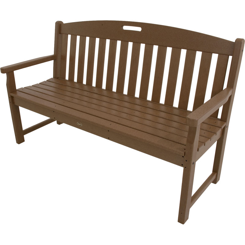 Banc club POLYWOOD, Brun, H 36 po x l 60 po x P 24,5 po