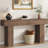 63 Inch Long Console Table For Entryway, Farmhouse Wood Rectangular Sofa Table Behind Couch Table, Narrow Entryway Table For Living Room, Entrance, Hallway, Foyer, Easy Assembly, Brown-798326234