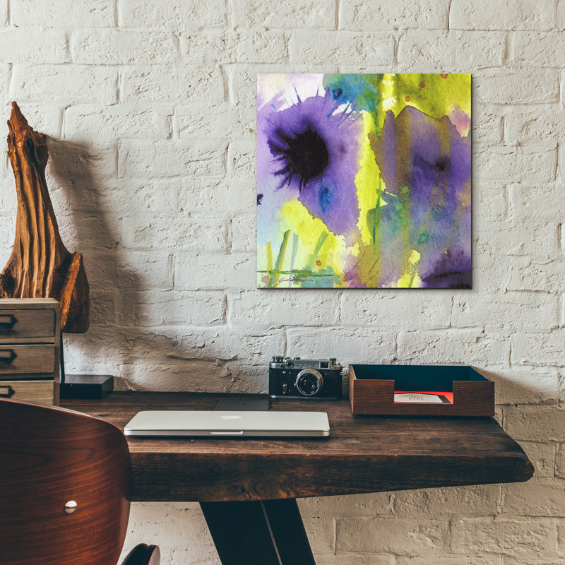 «Purple Essence» par Sheila Golden, H 12 po x l 12 po x P 0,13 po