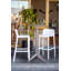 Plain - Tabouret de bar d'extérieur de 30 po de qualité commerciale - ensemble de 4, empilable, polypropylène résistant aux intempéries, sans assemblage-42113823