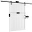 Manufactured Paneled Wood Barn Door with Installation Hardware-59126649-87183456