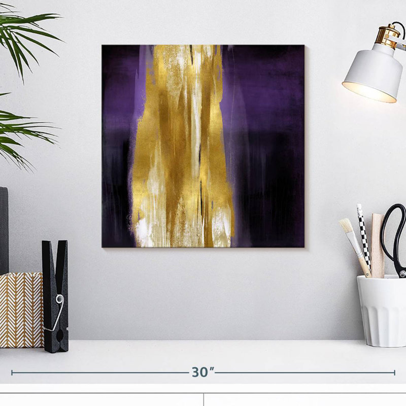 Free Free - mauve avec or I, H 16 po x l 16 po