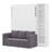 Murphy Bed Wall Bed with Sofa,with Shelves-125171936