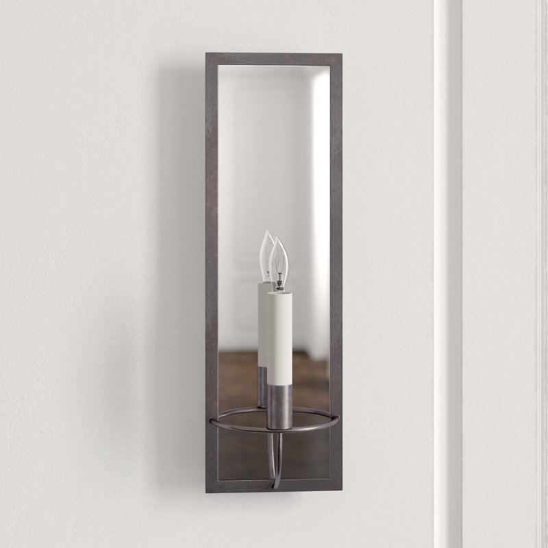 Regent 1 - Light Candle Wall Light, Antique Nickel