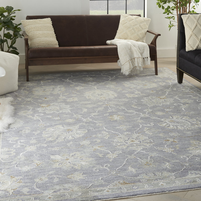 Tapis traditionnel noir Ryann, Rectangle 7 pi 10 po x 10 pi 4 po
