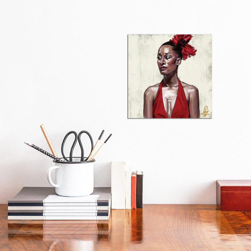 Tracee - Wrapped Canvas Painting, 30.48cm H x 30.48cm W x 1.905cm D