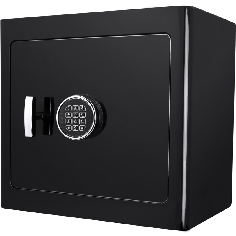 1.01 CUBIC FT BLACK JEWELRY SAFE V2, Black