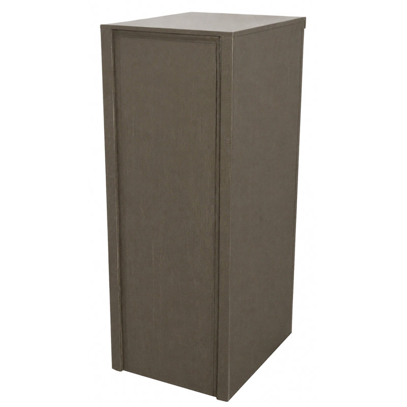 Kayla 17.25'' Wide 3 -Drawer Solid Wood File Cabinet, Rustic Gray