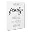 We Are Family - Wrapped Canvas Print-61880367