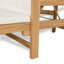 Chaise longue de patio en bois d'acacia avec dossier réglable Cade-206432567-228328279