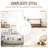 Coffee Table, 39"Acrylic Long Rectangle Tea Table