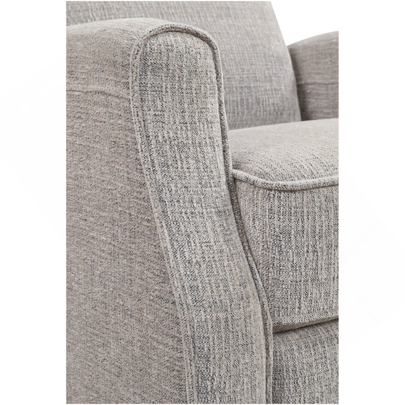 Fauteuil inclinable et pivotant brun clair, Tanné