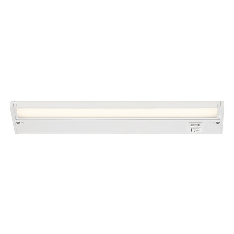 White LED 16'' Under Cabinet Light Bar with Integrated Bulb