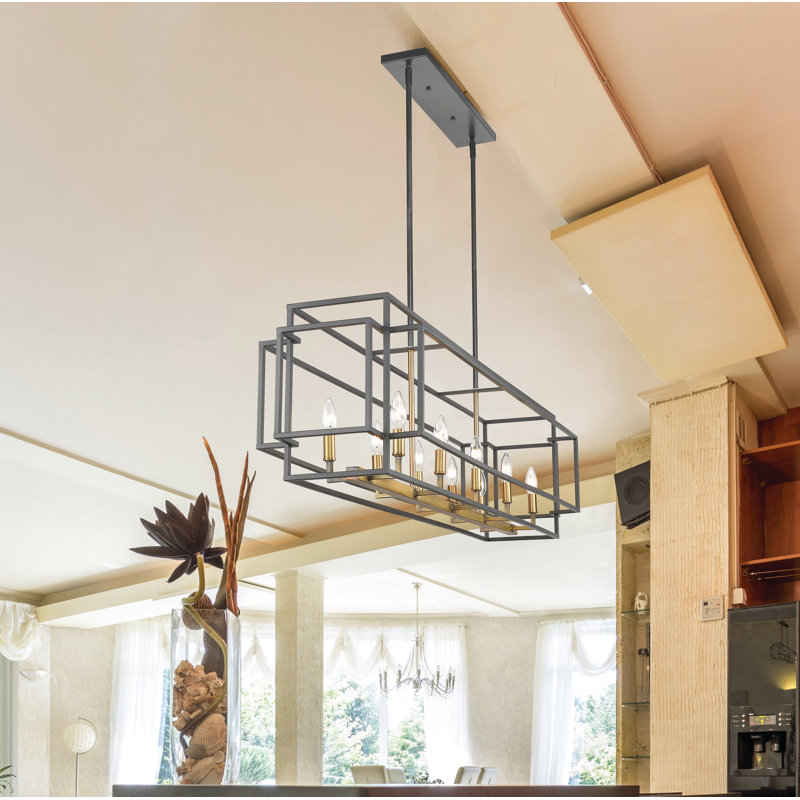 Orona 10 - Light Kitchen Island Pendant, Bronze/Old Brass