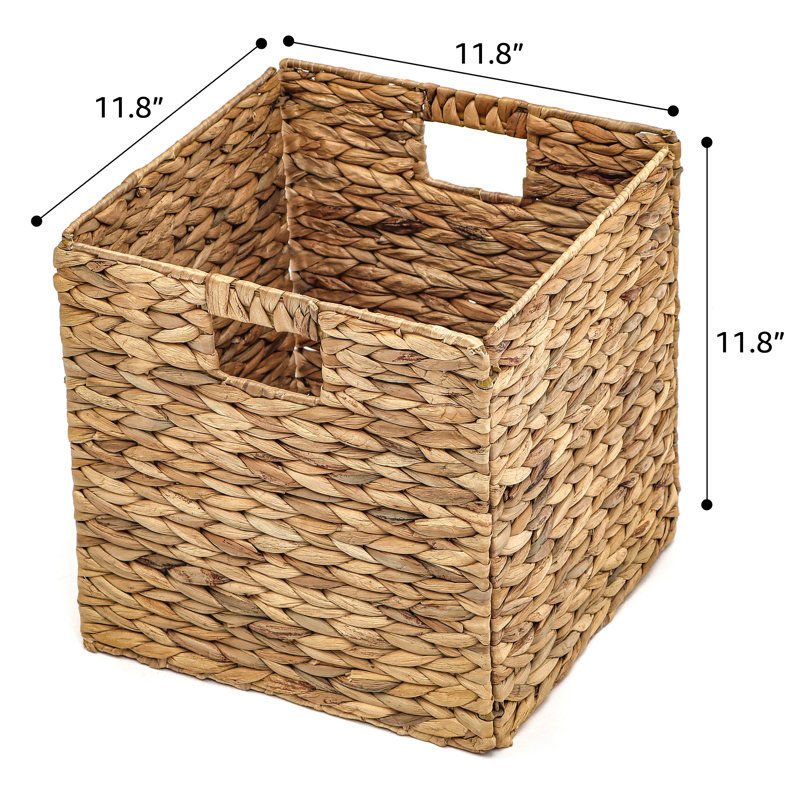 Panier de rangement en osier pliable Hyacinth