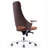 Brown Faux Leather Executive Chair