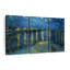 The Starry Night Over The Rhone Wall Art Multi Piece Canvas Print-92828413